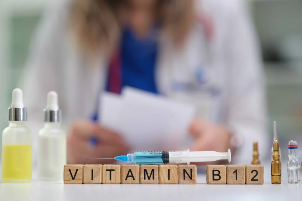 Healthcare professional administering Vitamin B12 injection – Vitamin B12 injections in Cranston, RI